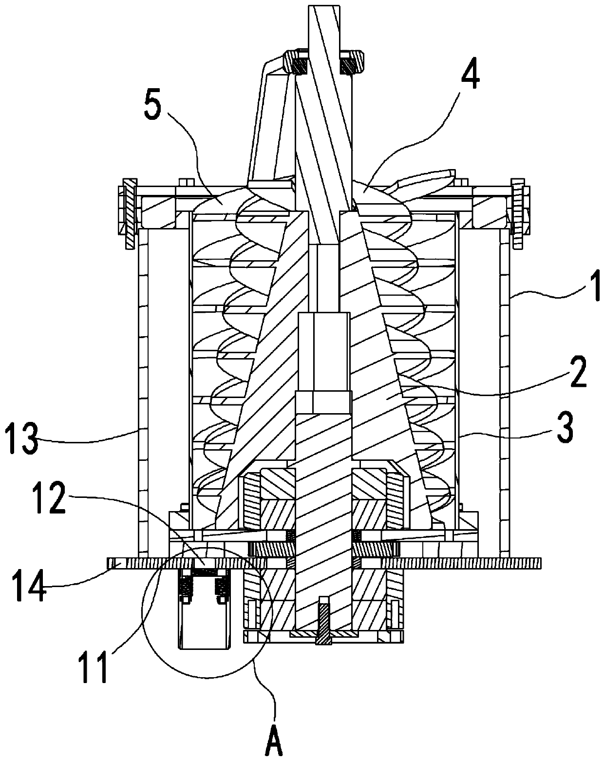 Garbage treatment device