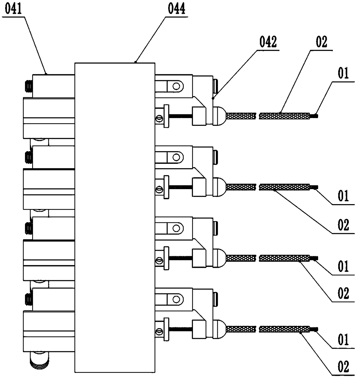 Tactile stimulation device and tactile brain atlas measuring system