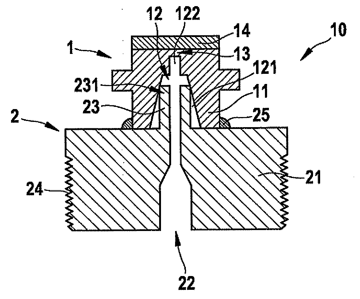 High pressure sensor