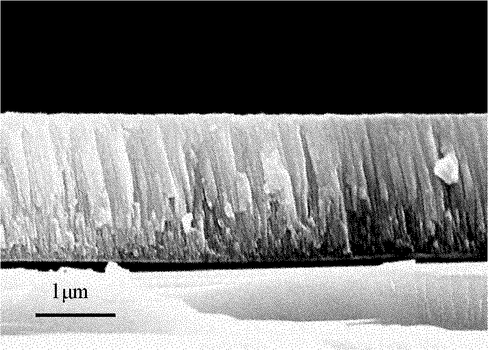 Method for preparing nitrogen-yttrium-zirconium hard coating with nano structure on surface of hard alloy substrate