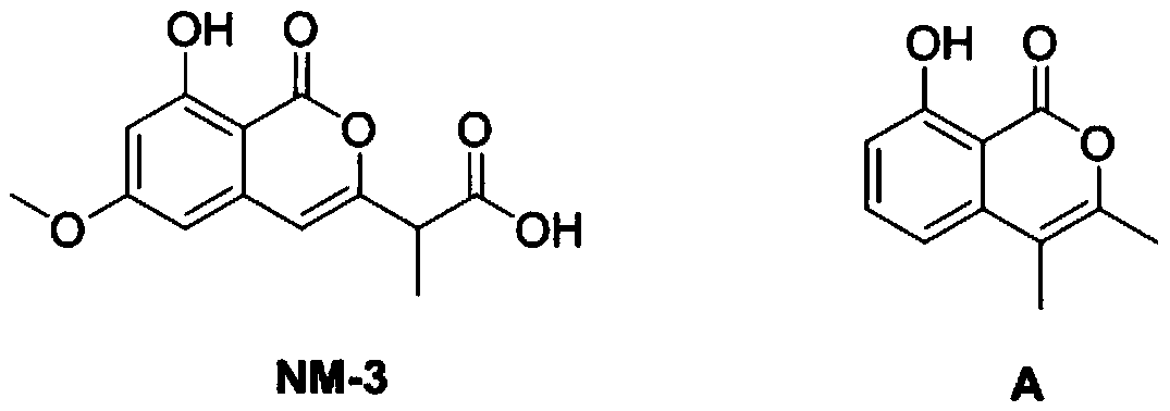 Synthetic method of isocoumarin ramification