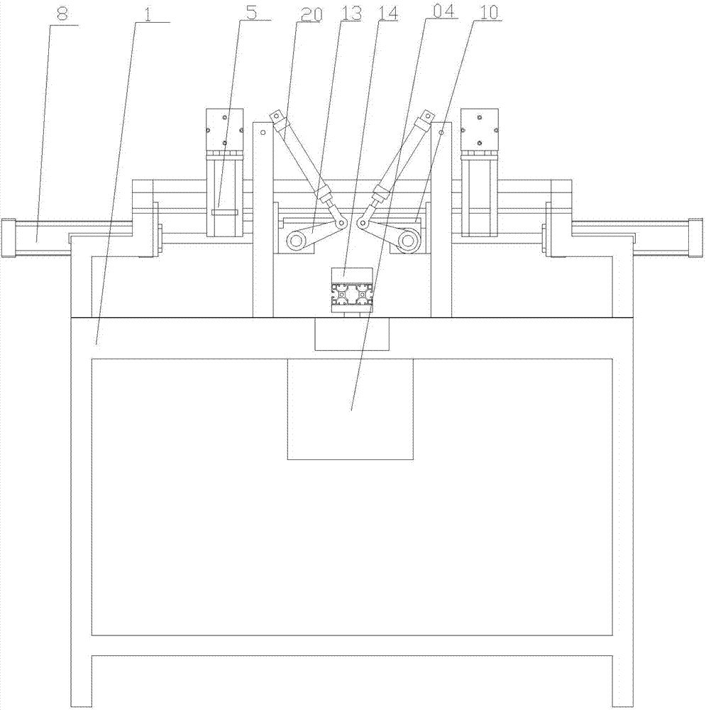 Apparatus used for pasting edge strips of cabin air filter