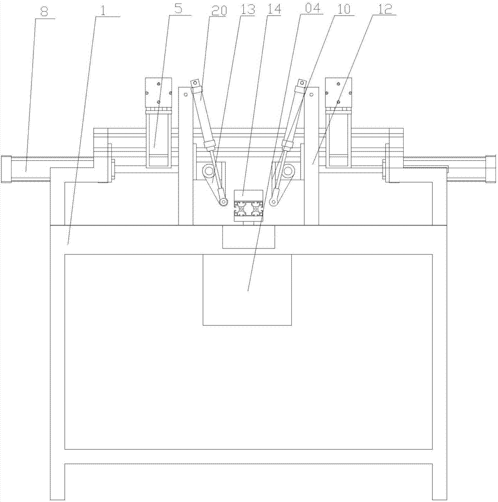 Apparatus used for pasting edge strips of cabin air filter