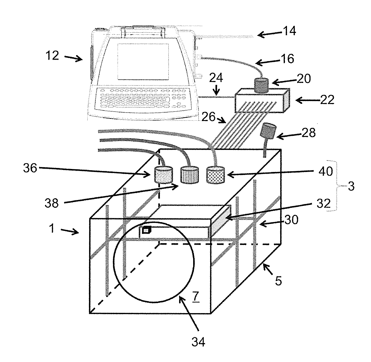 Manufacturing within a single-use container