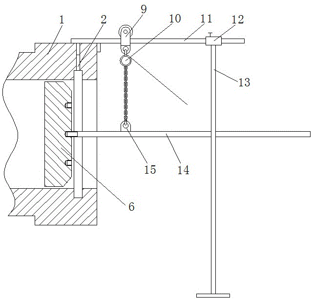 Special tool and method for demounting and mounting of high-pressure self-sealing manhole