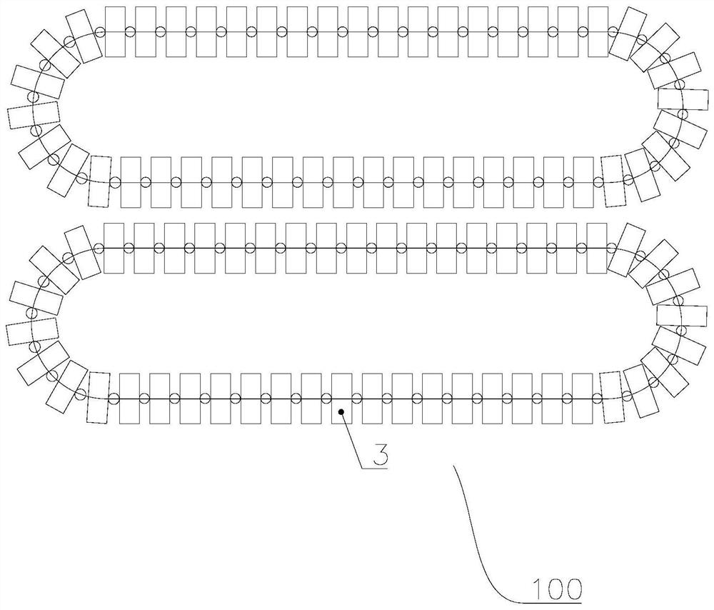 Processing equipment for wave-shaped filter cloth with framework and using method