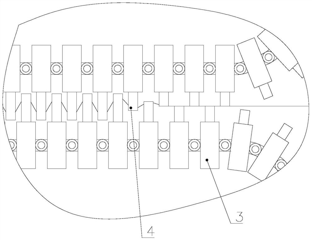 Processing equipment for wave-shaped filter cloth with framework and using method