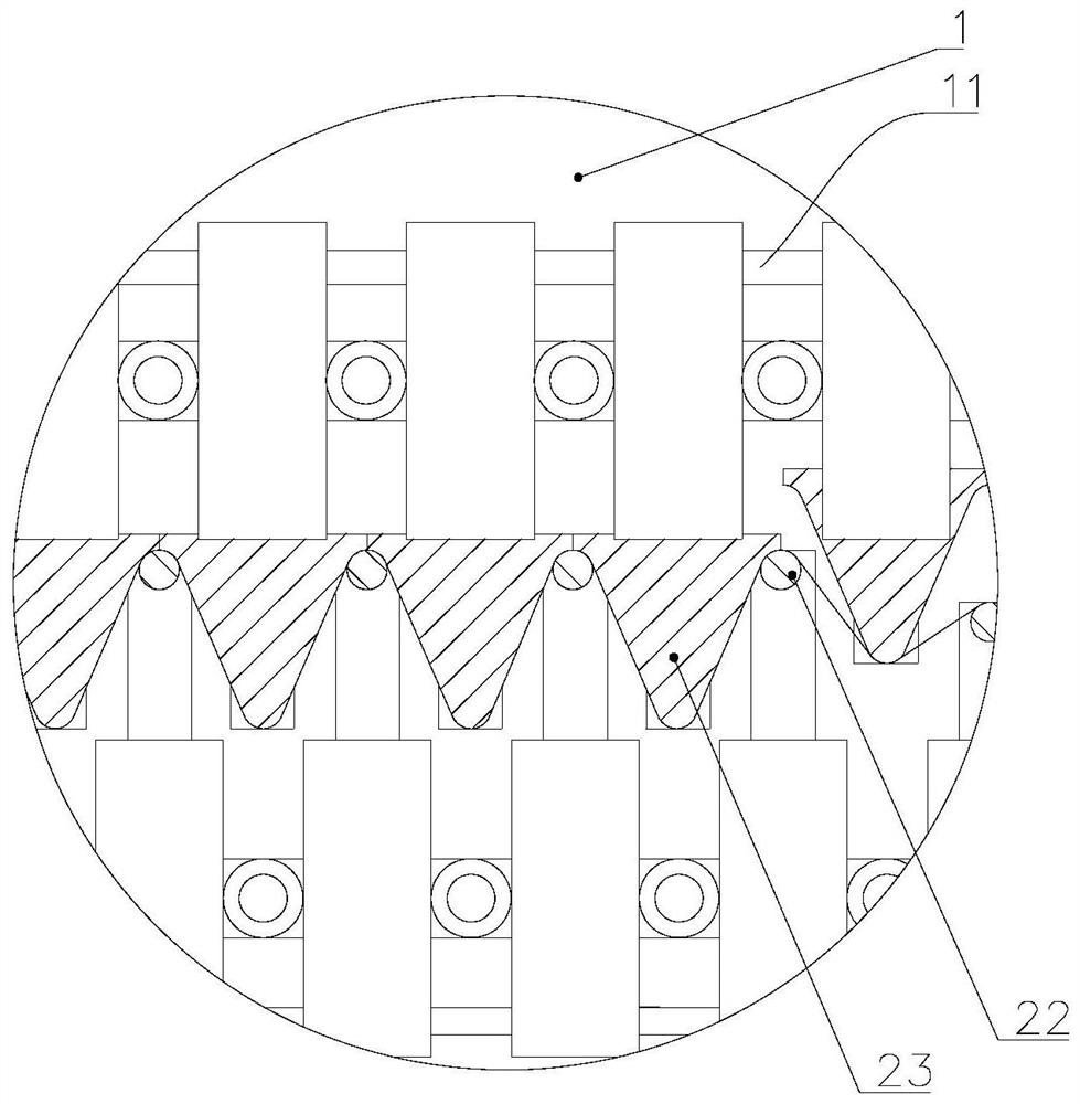 Processing equipment for wave-shaped filter cloth with framework and using method