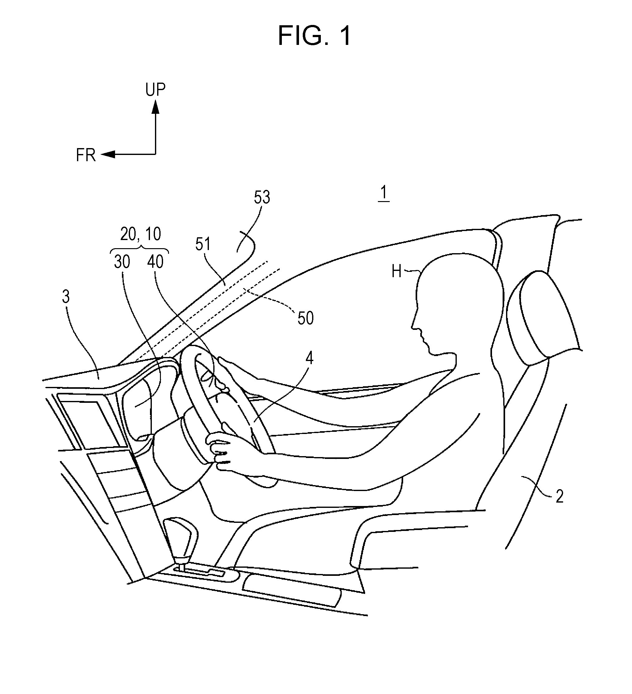 Display device for vehicle