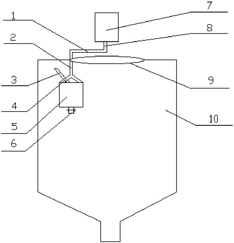 Culturing pond provided with full-automatic artemia culturing feeding device