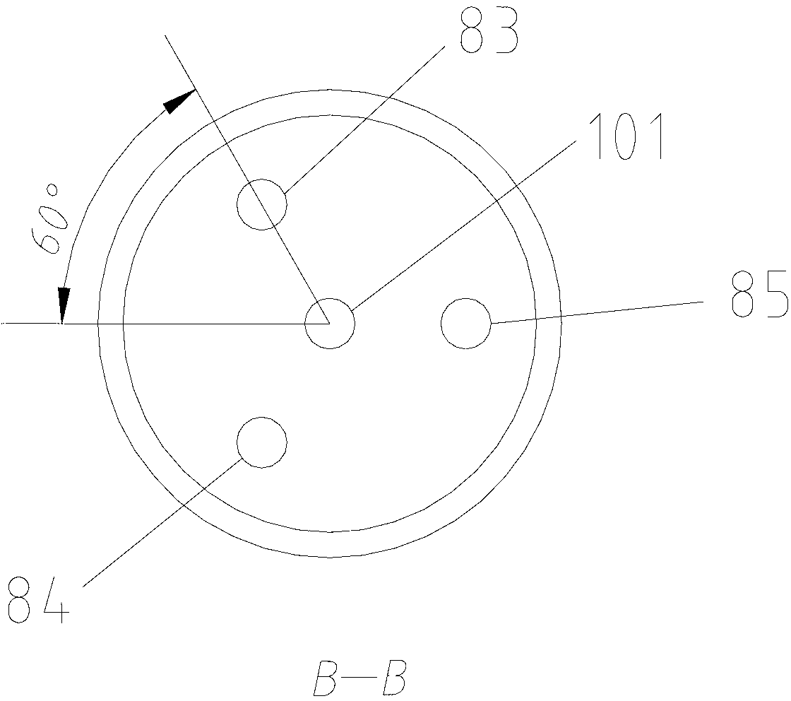 Experiment segment based on fusion and fission mixed pile water cooling cladding layer and experiment method of experiment segment