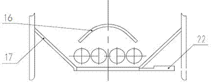 Cylindrical ageing storehouse capable of automatically distributing and discharging