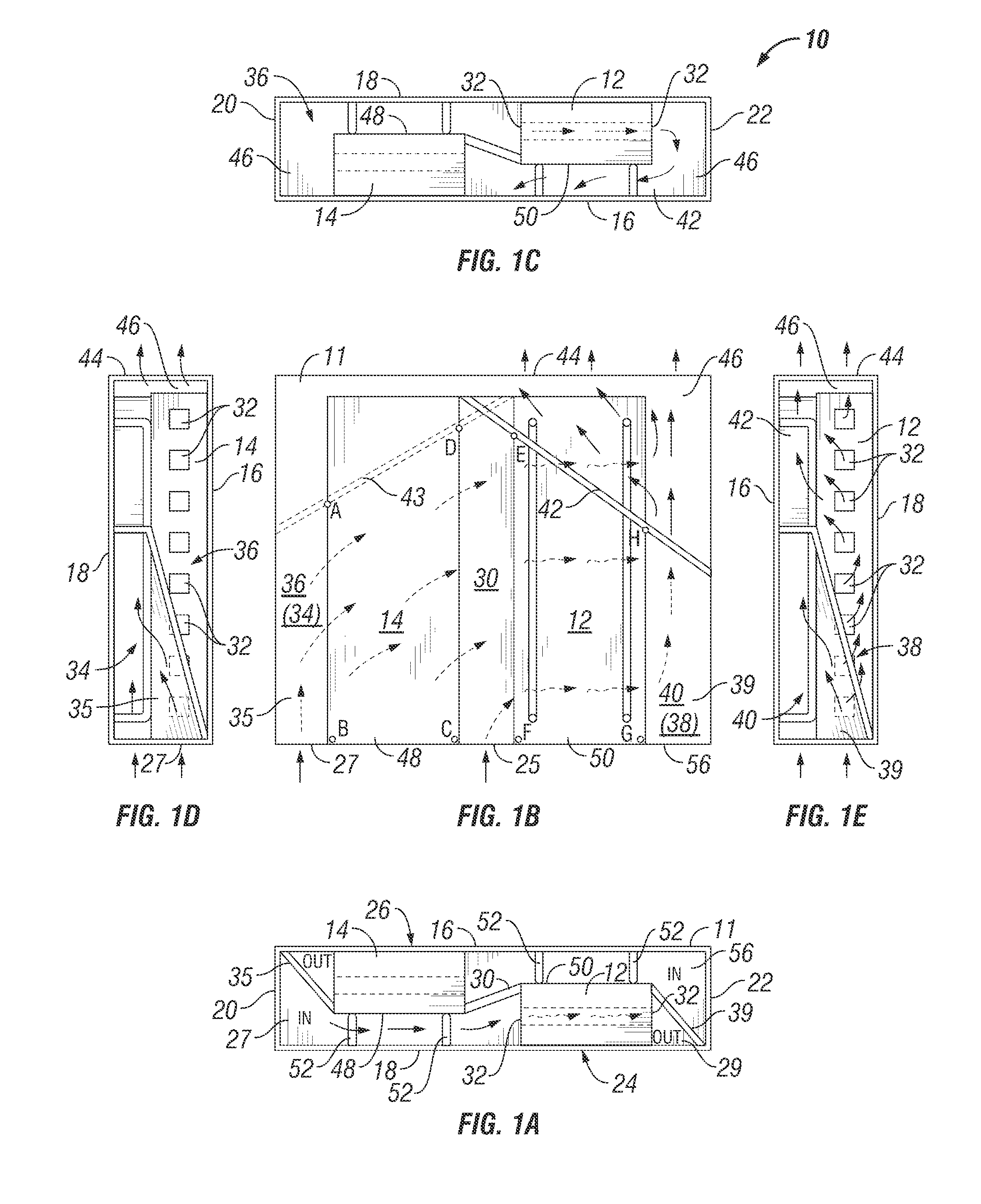 Mechanical assembly to support orthogonal airflow devices in a normal airflow slot of a server chassis