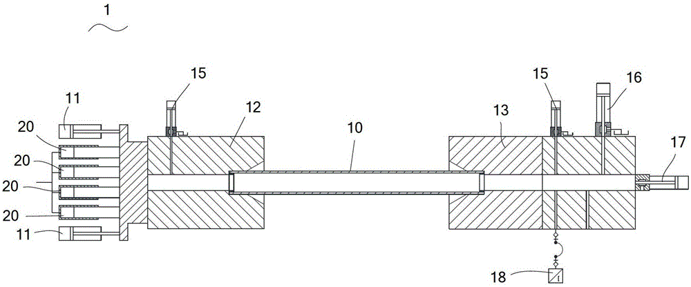 A hydraulic control system and hydraulic test steel pipe machine oil-water balance system