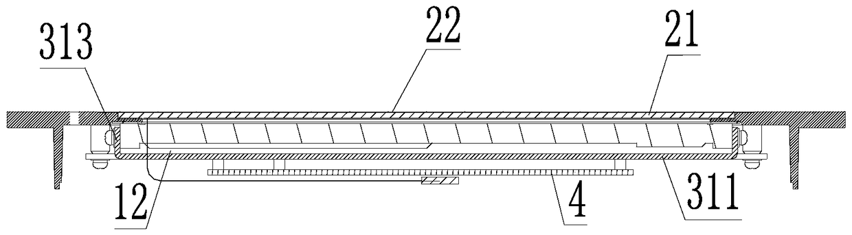 A display for trains and its installation method