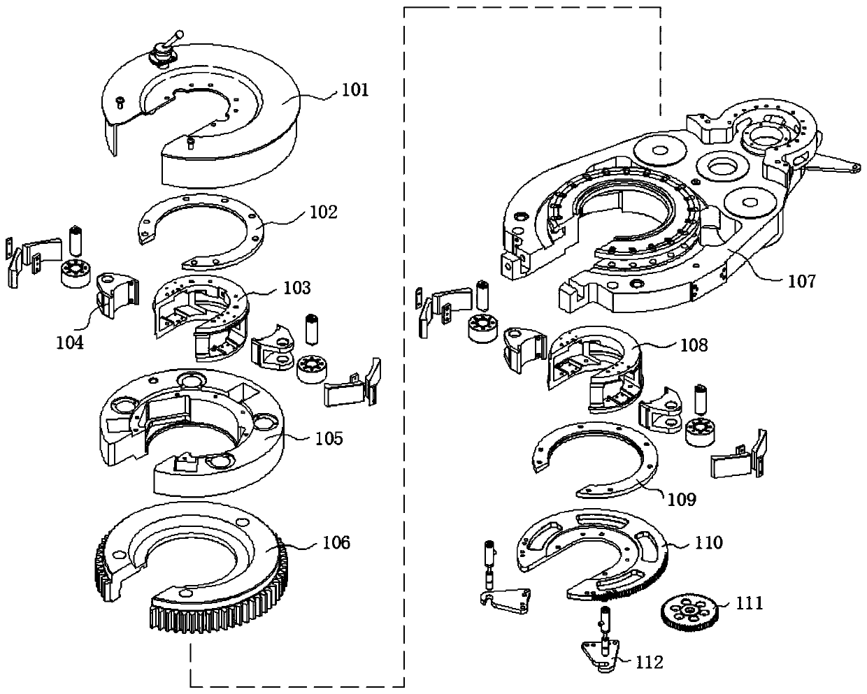 Drill rod power clamp