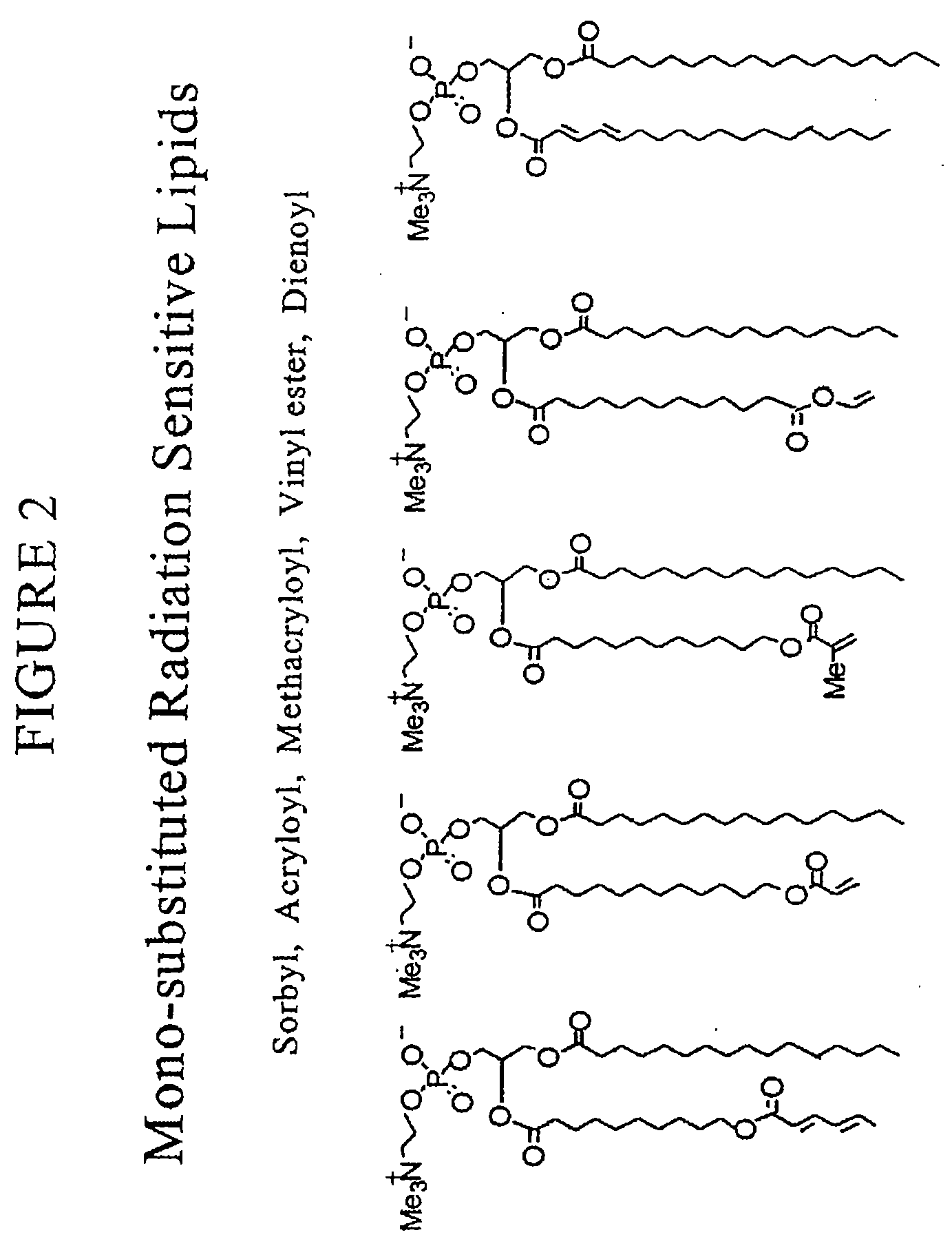 Radiation sensitive liposomes