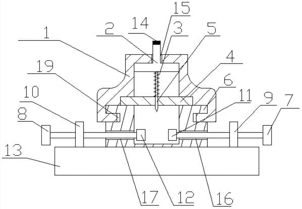 Plate scribing device