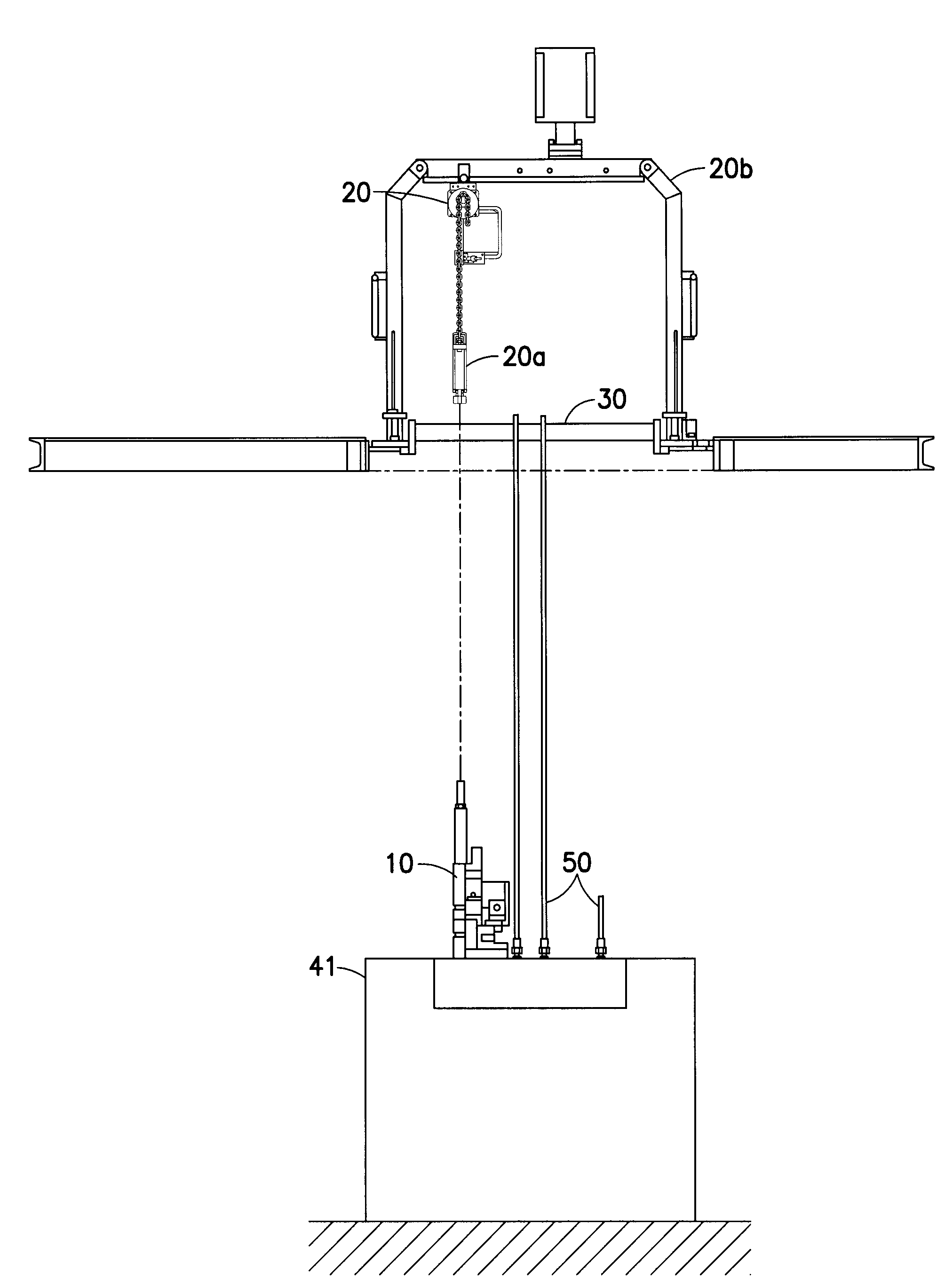 Handling system for in-core detector thimble tube of reactor