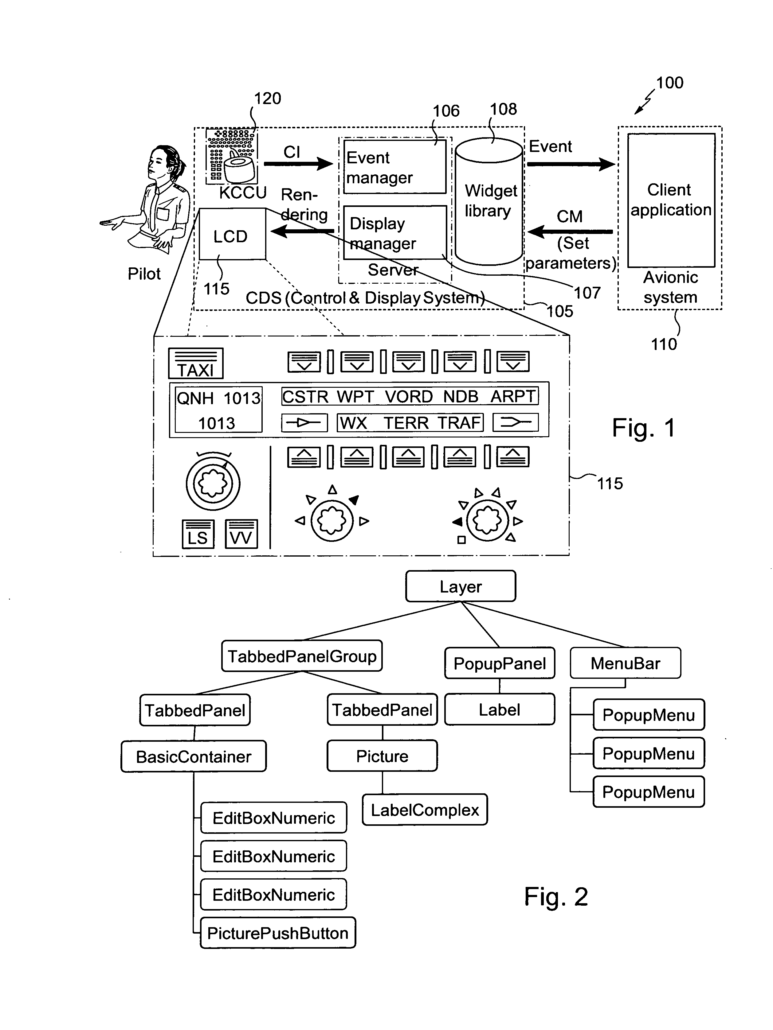 Method and system for monitoring a graphical interface in an aircraft cockpit