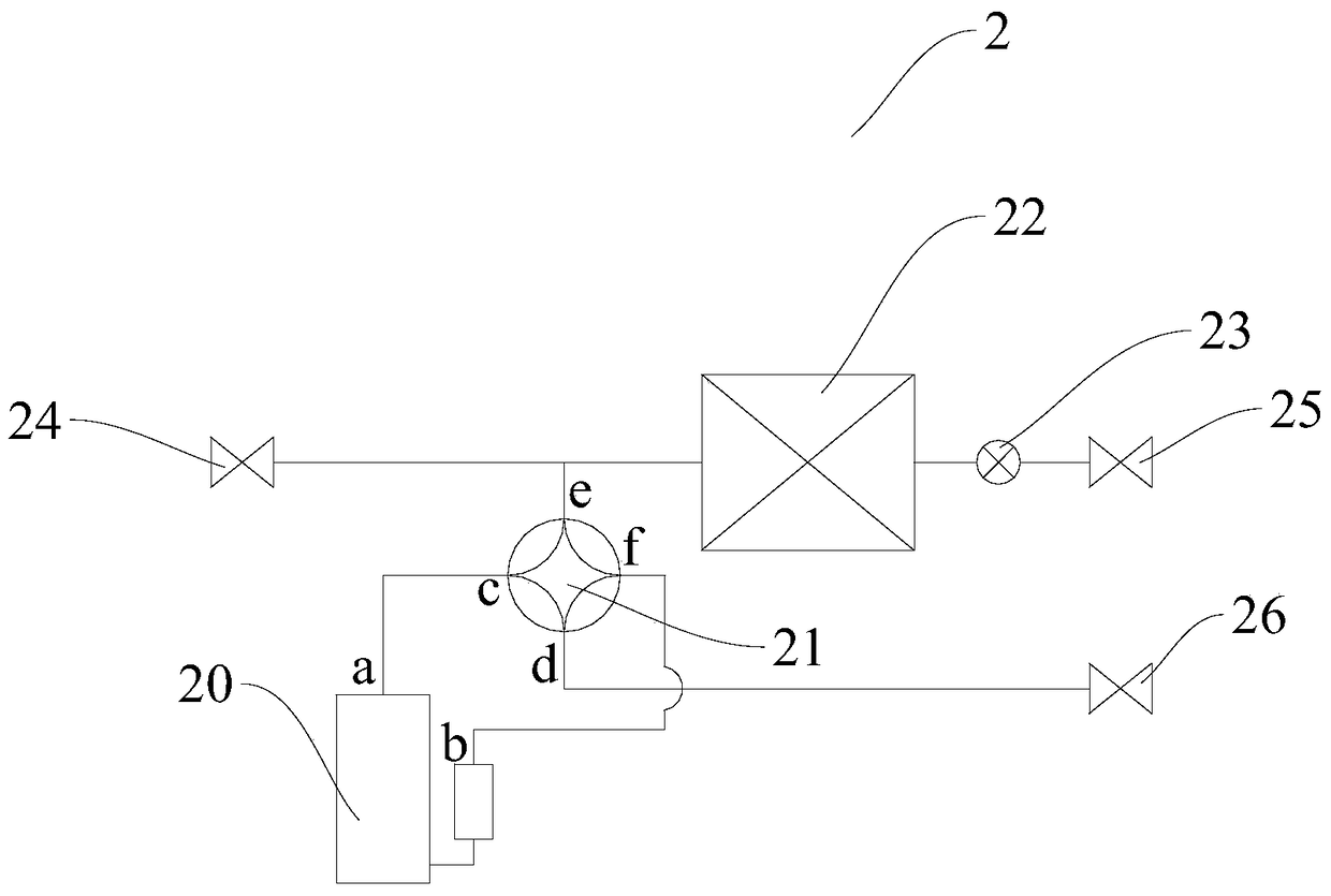 Multi-connection system, outdoor unit components and control method thereof