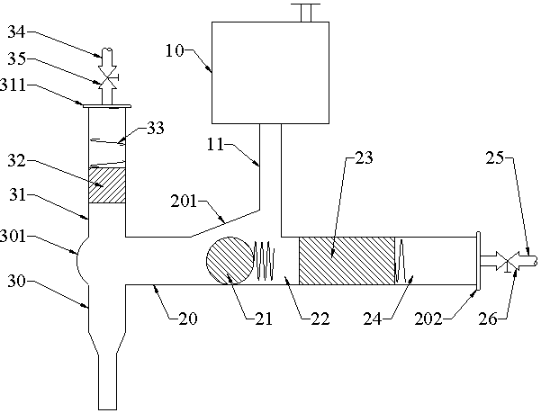 Oil injection device of special coating machine for metallized thin film