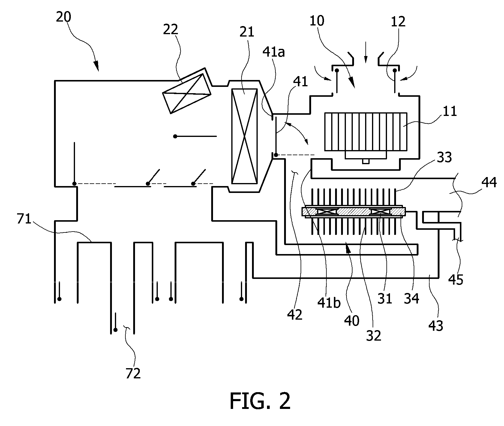 Auxiliary air conditioner for vehicle