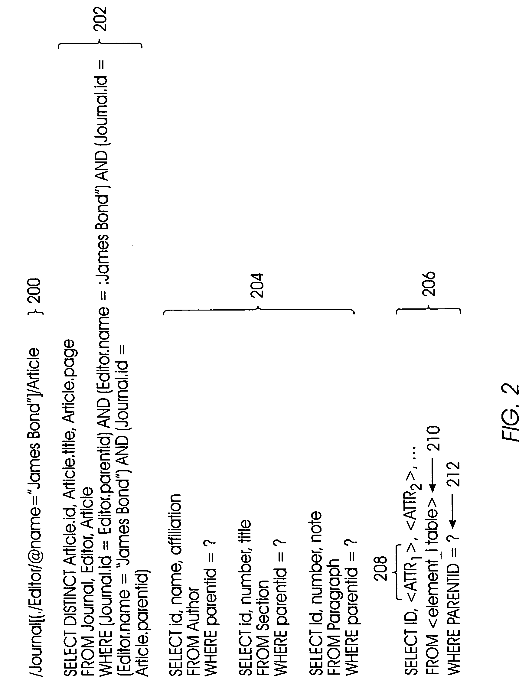 Providing XML cursor support on an XML repository built on top of a relational database system