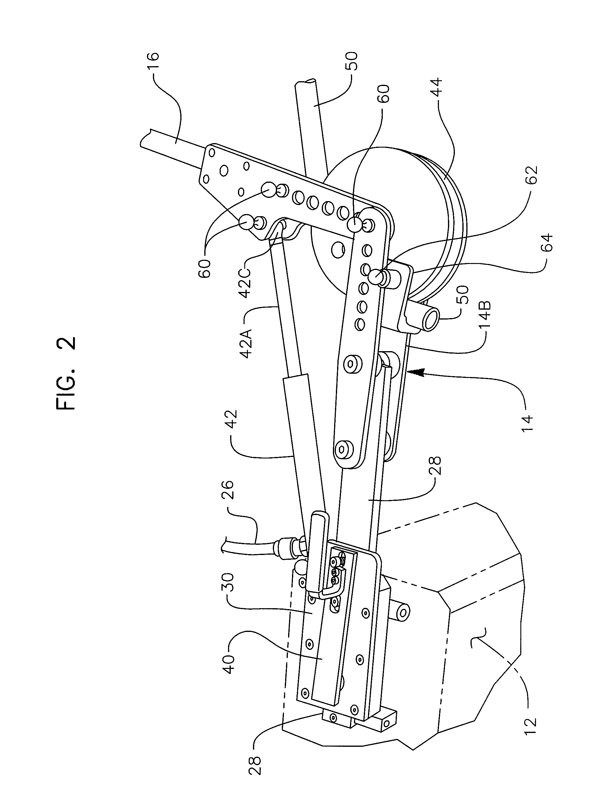 Acute angle metal stock bender