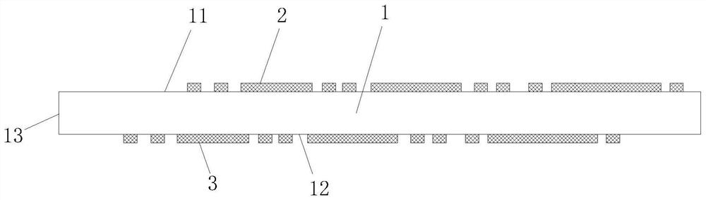 A method for forming connection lines on a glass substrate through the exposure principle of an exposure machine