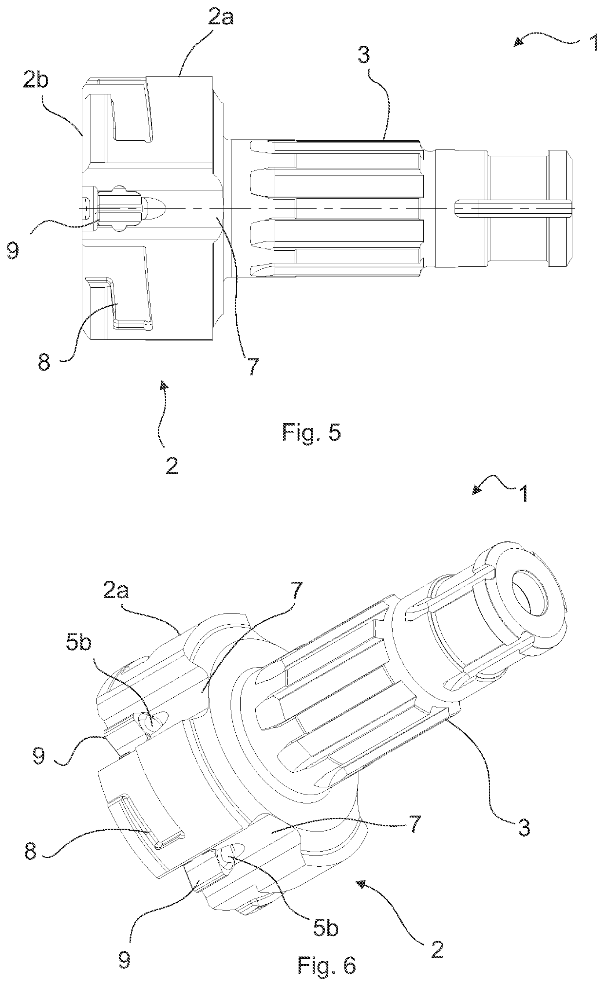 Drill bit for percussive drilling, a drill bit assembly, and a method for manufacturing such a drill bit