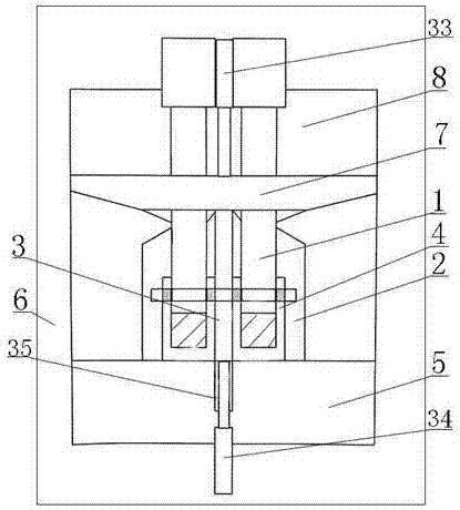 Scrimber double-station forming device