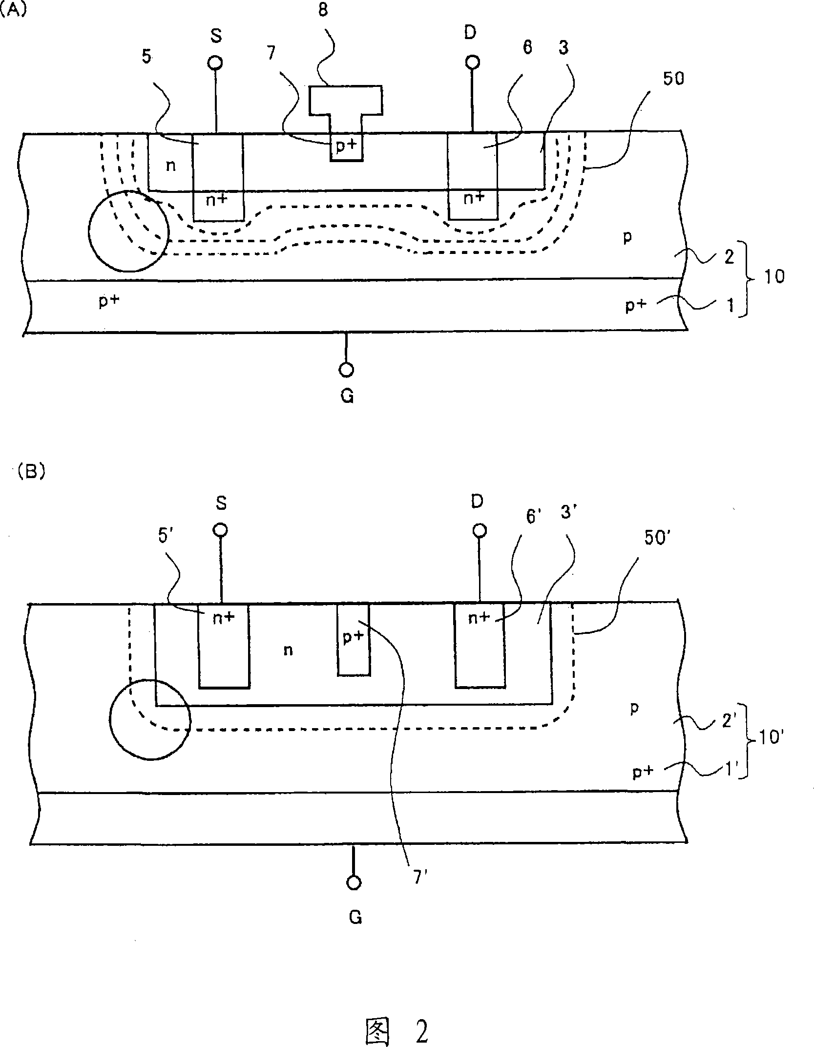 Junction field effect tube and method of manufacturing the same