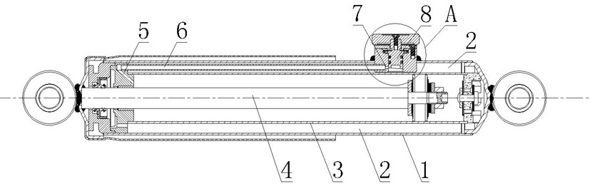 Damping-adjustable shock absorber