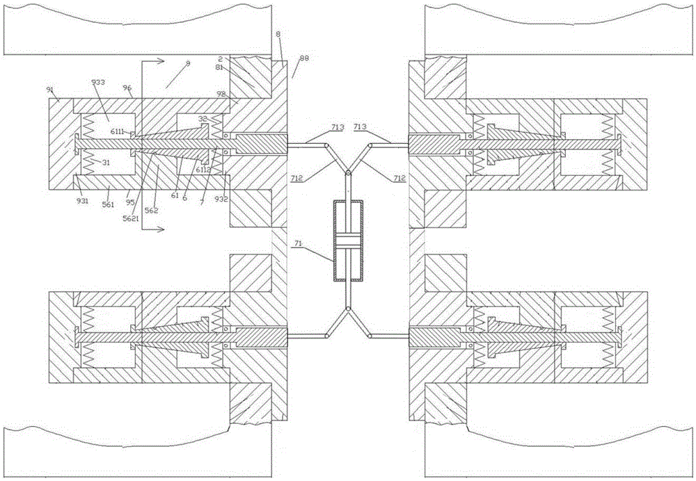 Fastening mechanism used for installation of shelves