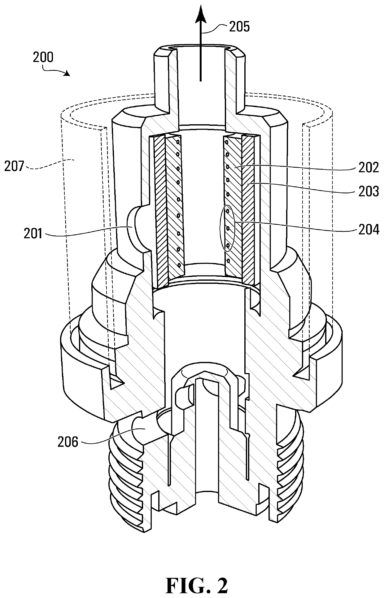 Ceramic core for vaporization device