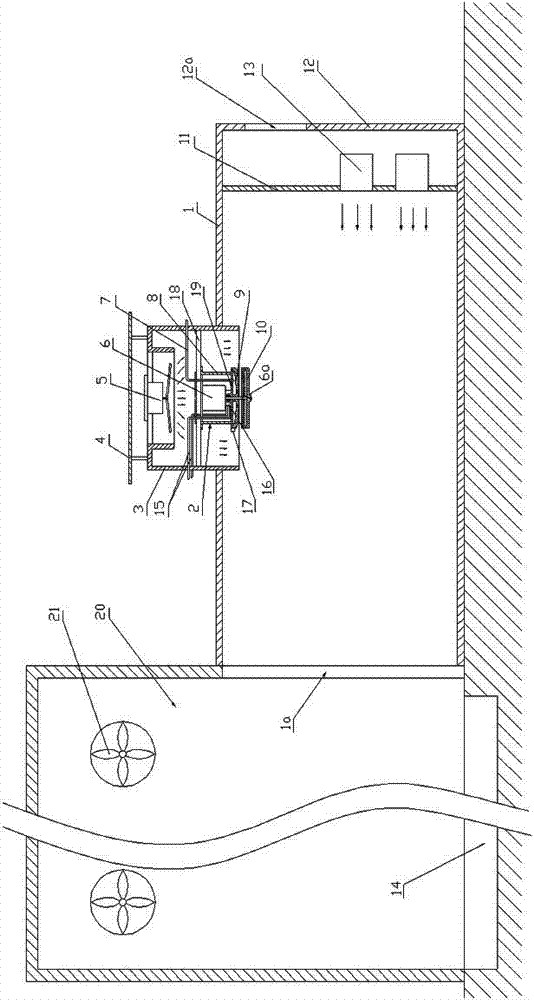 Oil and gas well exploiting sewage efficient cavitation processing device and method