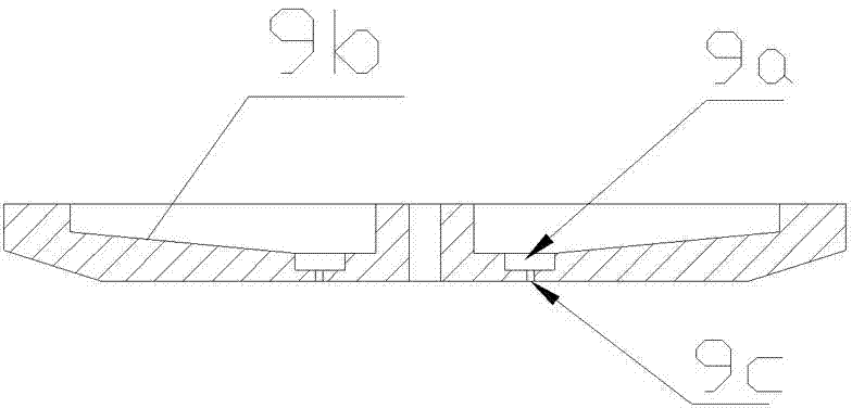 Oil and gas well exploiting sewage efficient cavitation processing device and method