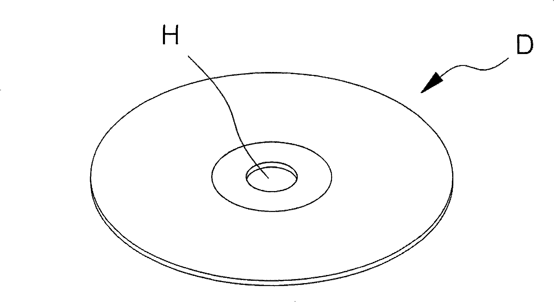 Disc clamping rotary plate