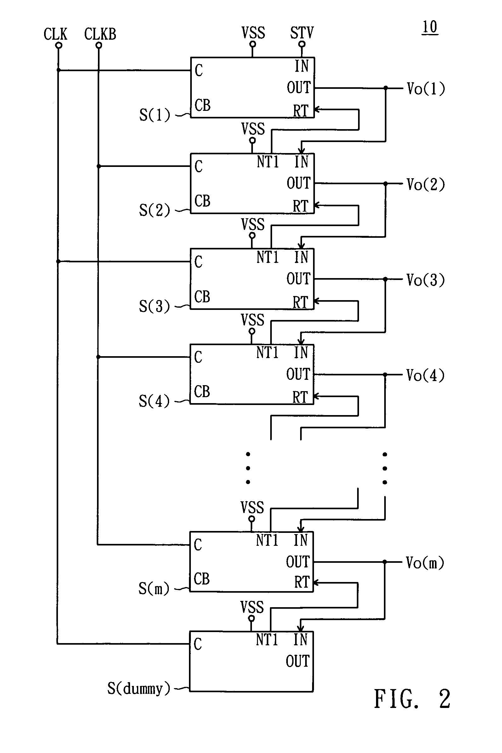 Shift register and level controller