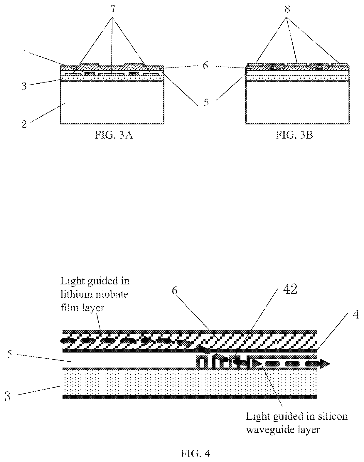 Silicon-based lithium niobate film electro-optic modulator array and integration method thereof