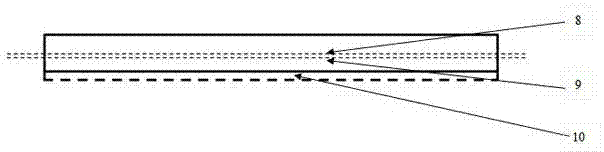 Milling residual stress measuring method based on deflection changes and inverse method