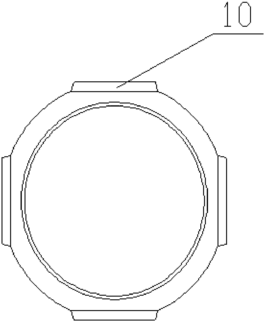 Mining constant-resistance yielding energy-absorbing impact-resisting supporting device