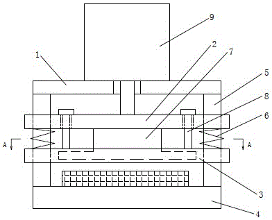 Sponge pressing cutting mechanism