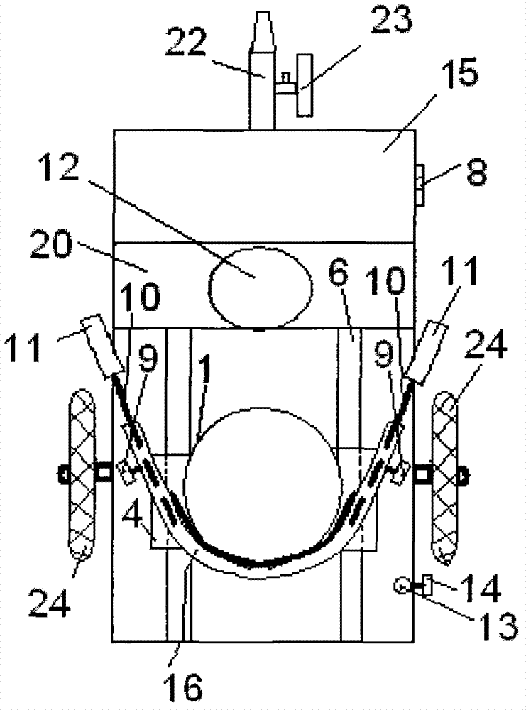 Medical and life rehabilitation trolley device for sick children