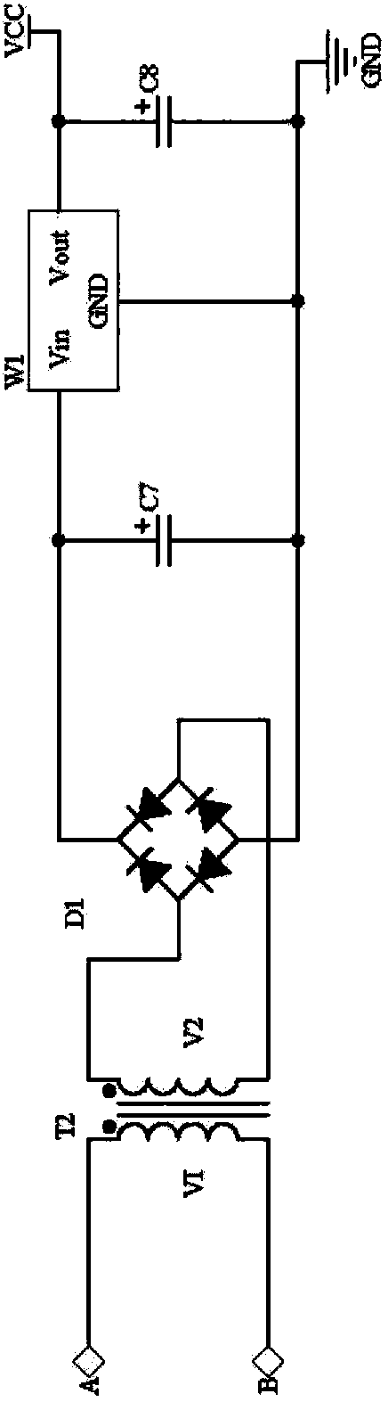 The circuit realizing the method of starting the arc of co2/mag arc welding machine