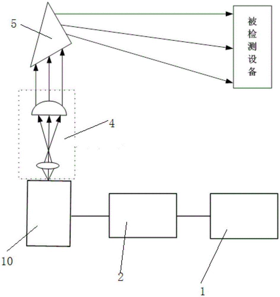 External insulation configuration parameter measuring method for live-detection electrical equipment