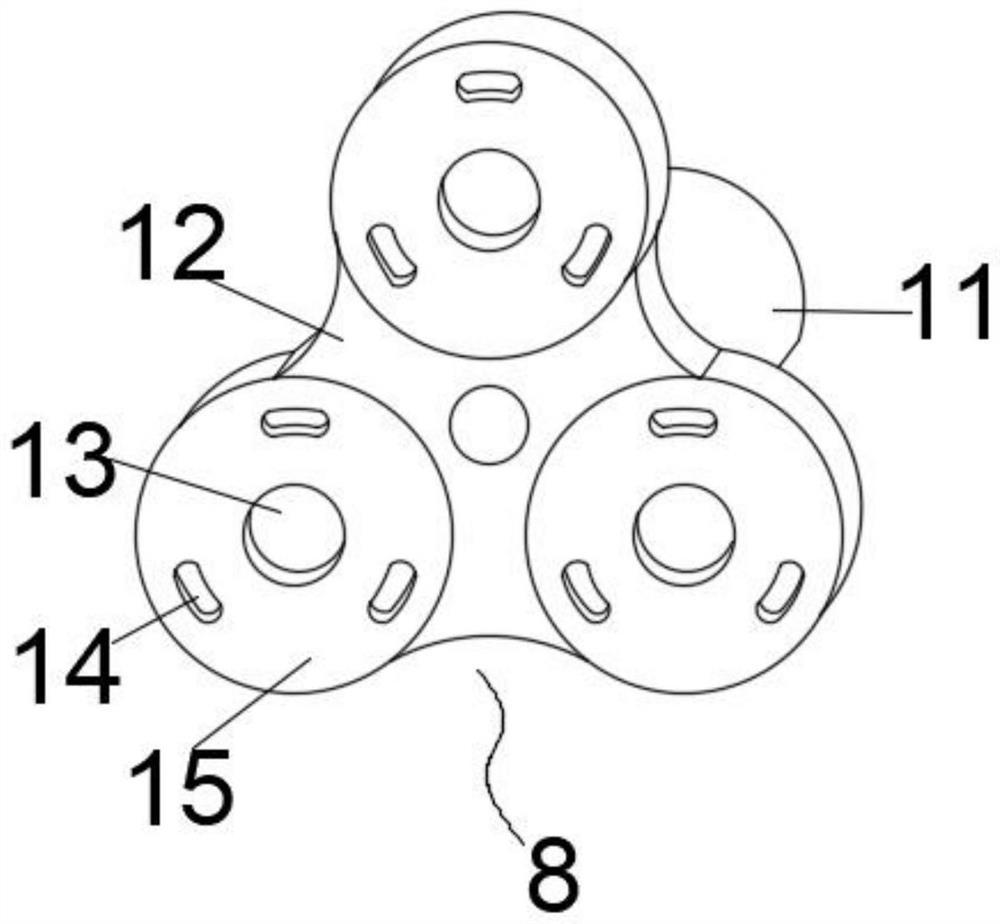 Inner diameter synchronous measurement equipment for bearing inner ring processing