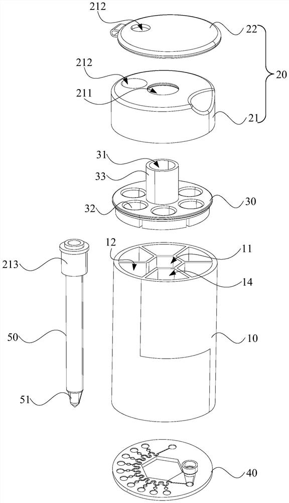 Sample detection device and method