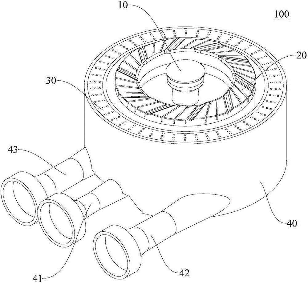 Burner and gas stove provided with burners